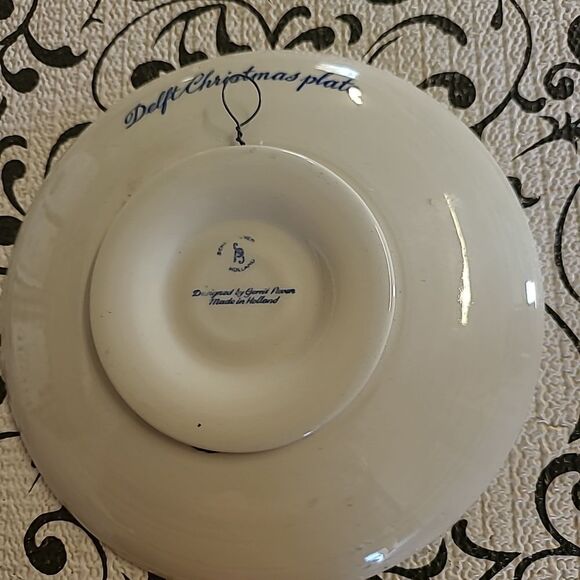 Delft Christmas Plate 1970 - Picture 2 of 5